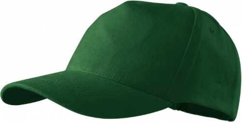 Sapca unisex, reglabila, verde sticla, 5P, Malfini